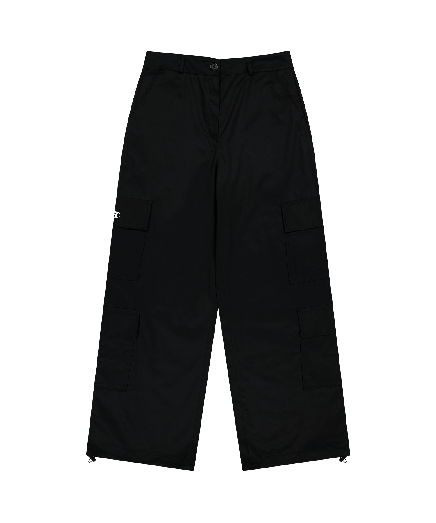 Double Pocket Cargo Pants - Black