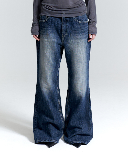 Marcia Low Rise Bootcut Jeans - Royal Blue